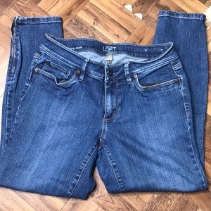 Ann Taylor Loft Curvy Skinny Ankle Denim